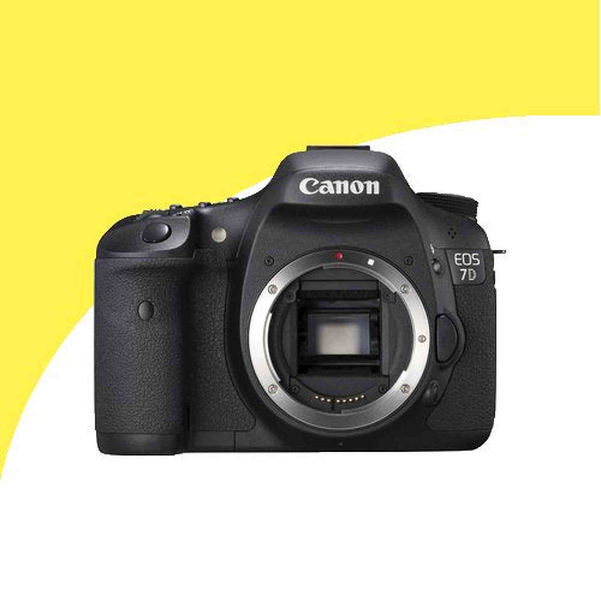 Canon EOS 7D 18 MP CMOS Digital SLR Camera w/Canon EF-S 18-55mm f/3.5-5.6 is Lens & Canon EF 75-300mm f/4-5.6 III Telephoto Zoom Lens LPE6 Battery/Charger Wide Angle/Telephoto Lenses Filter Kit 16G Canon
