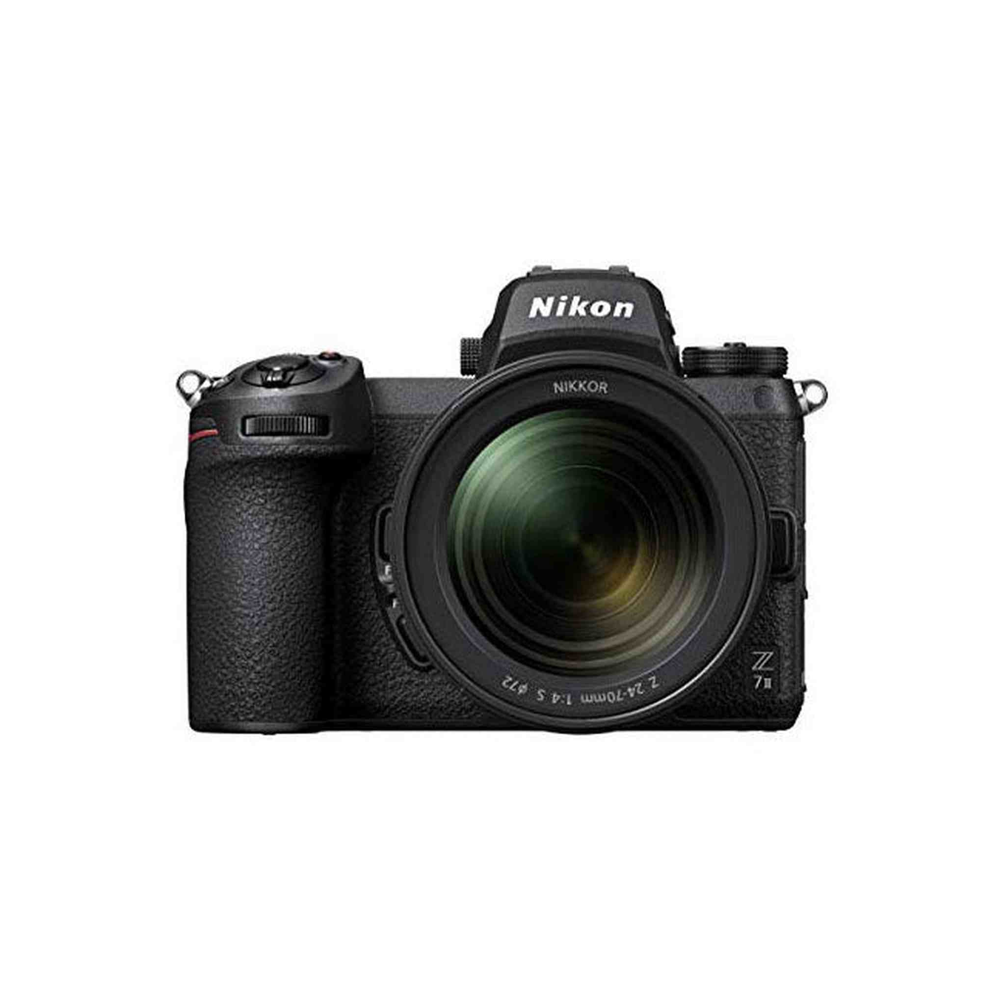 Nikon Z 7II FX-Format Mirrorless Camera Body w/NIKKOR Z 24-70mm f/4 S Black - Reconditioned Nikon