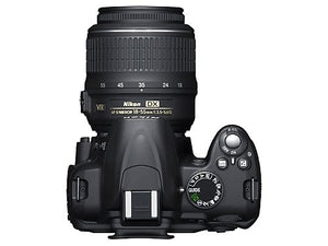 Nikon D3000 10.2MP Digital SLR Camera with 18-55mm f/3.5-5.6G AF-S DX VR Nikkor Zoom Lens - Reconditioned Nikon