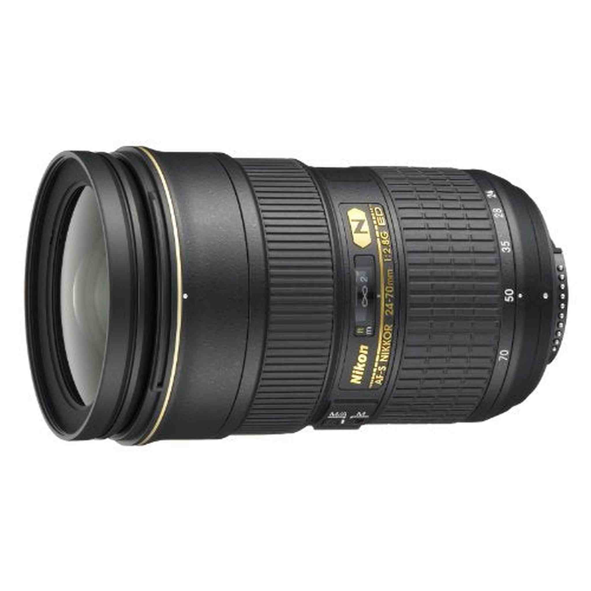 Nikon AF-S FX NIKKOR 24-70mm f/2.8G ED Zoom Lens with Auto Focus for Nikon DSLR Cameras - Used Nikon