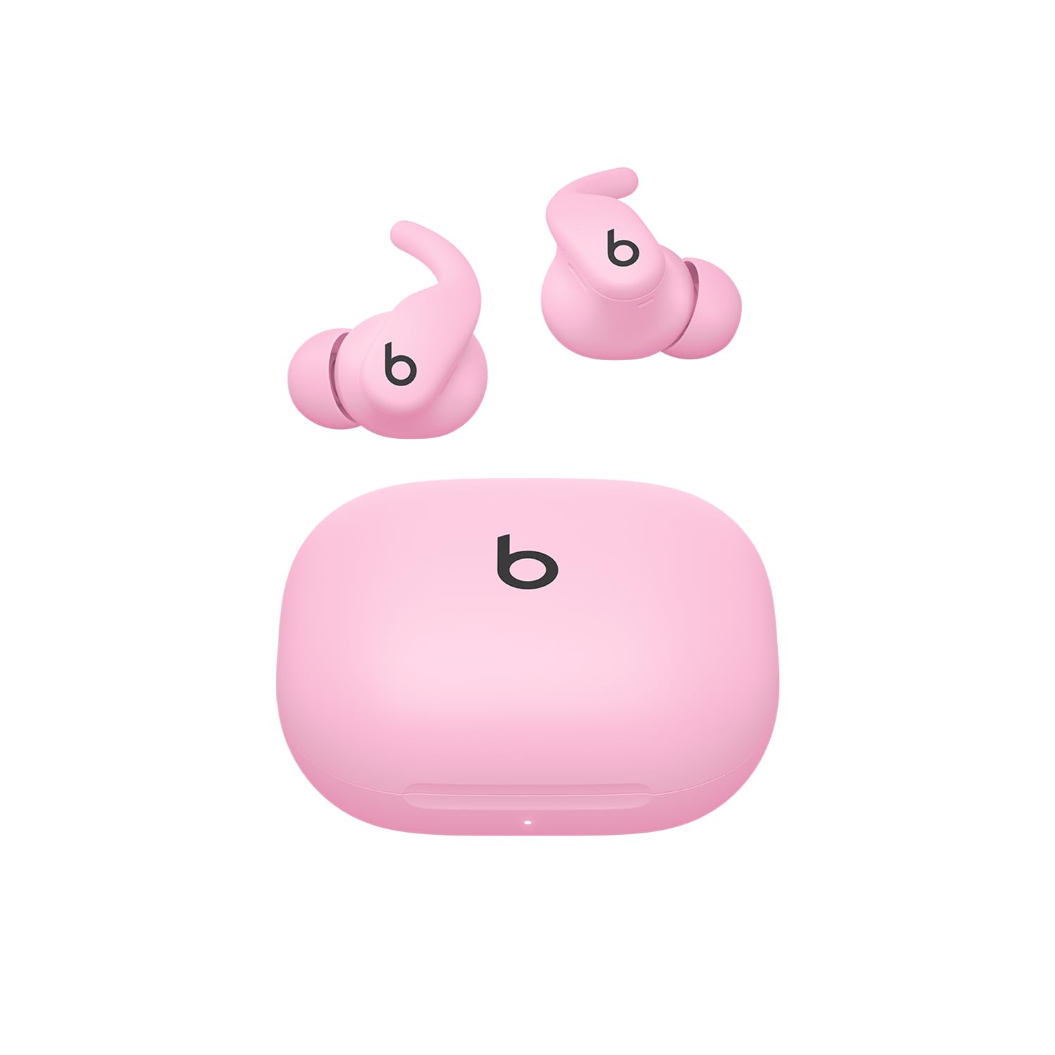 Beats - Powerbeats Fit - Wireless Noise-Cancelling Workout Earbuds with Upgraded Secure Fit Wingtips, IPX4, Up to 30H of Battery Life & Charging case, Compatible with Apple & Android - Power Pink