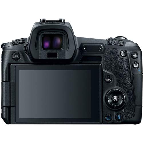 Canon EOS R Mirrorless Digital Camera International Model (3075C002) W/Bag, Extra Battery, Rode Mic, Extended Warranty Bundle