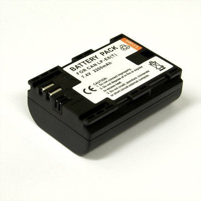 For Canon EOS 60D / 7D / 5D Mark IIDSLR Camera LP-E6 2200mAh Li-Ion Rechargable Battery