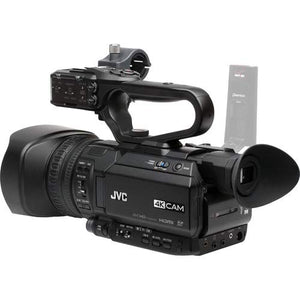 JVC GY-HM250 UHD 4K Streaming Professional Video Camcorder - Bundle with 64GB Memory Card + LCD Screen Protectors + More