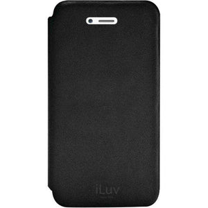 iLuv ICA7J346BLK Pocket Agent Premium Appointed Leather for Apple iPhone 5 - 1 Pack - Retail Packaging - Black