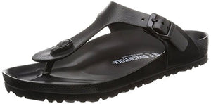 Birkenstock Essentials Unisex Gizeh EVA Sandals, 36 R EU, Black, 5-5.5 Women/3-3.5 Men