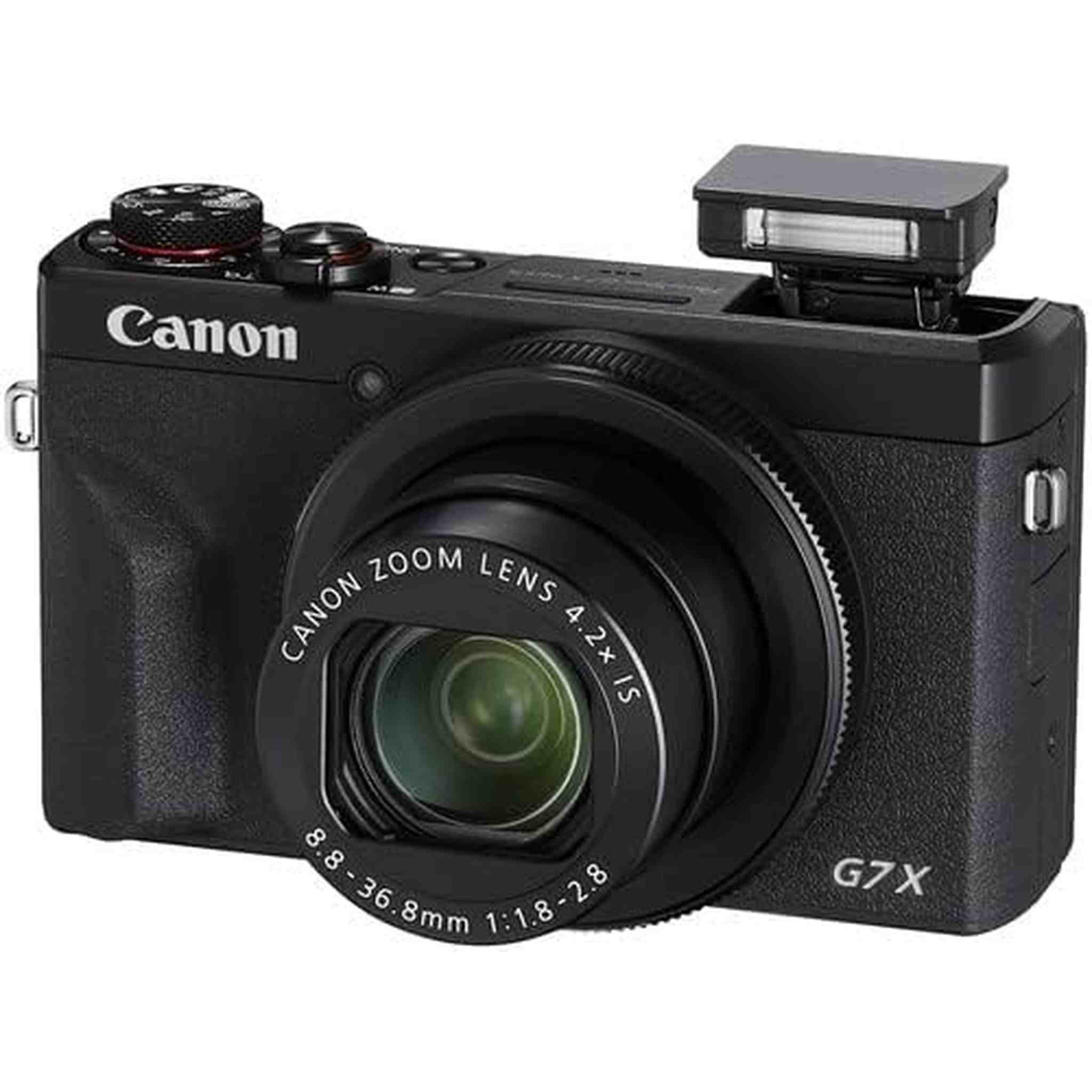 Canon PowerShot G7 X Mark III Digital Camera 3637C001 + 64GB Card + More - Reconditioned Canon