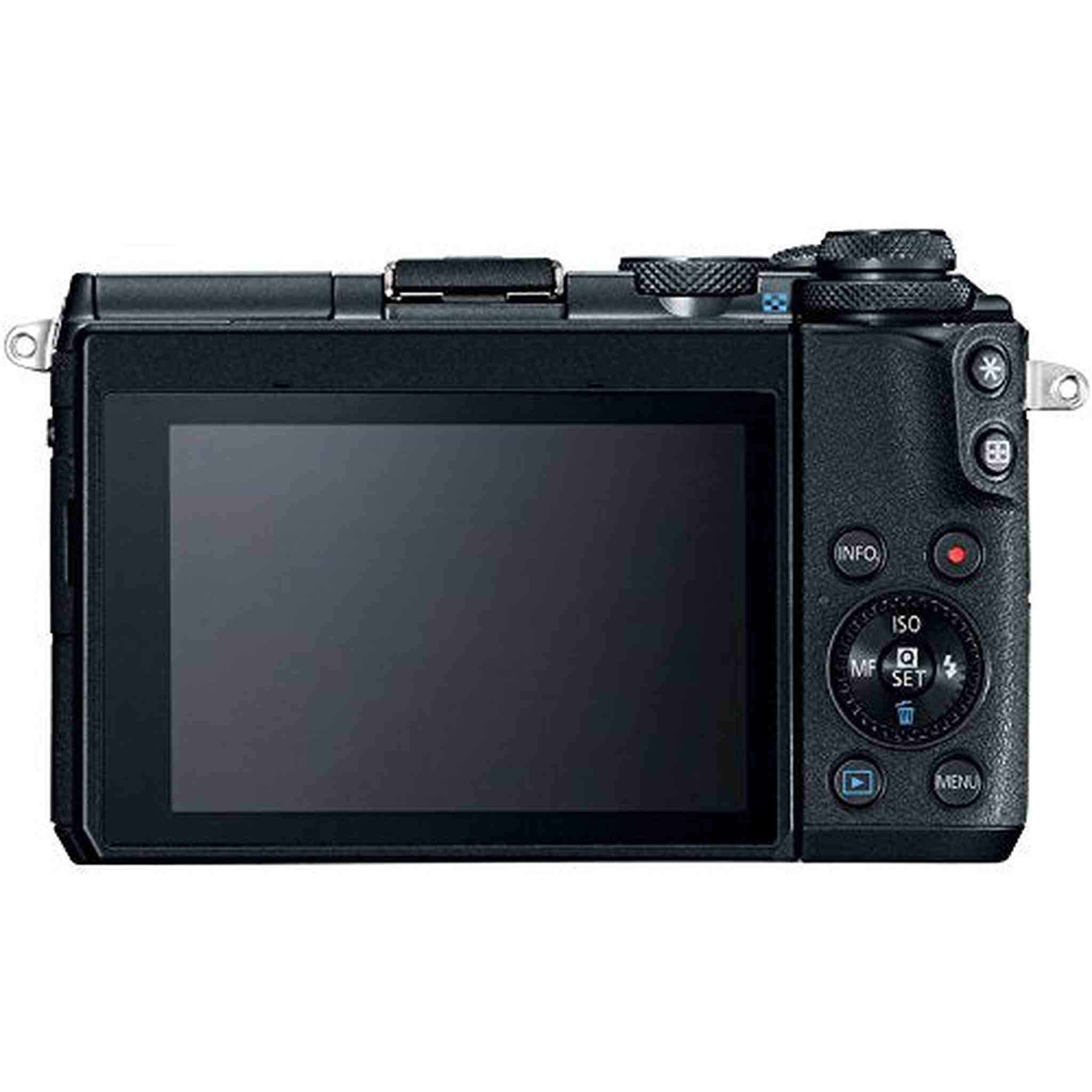 Canon EOS M6 Mirrorless Digital Camera with 15-45mm Lens Black Basic Bundle - International Model Canon