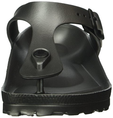 Birkenstock Unisex Gizeh Essentials EVA Sandals, Metallic Anthracite, 39 R EU