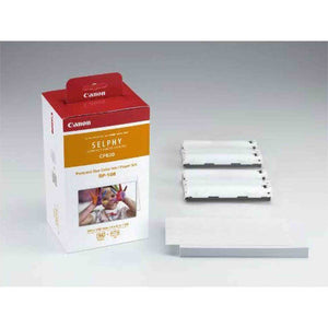 4 X CANON RP-108 High-Capacity Color Ink/Paper Set, For Use With SELPHY Printer