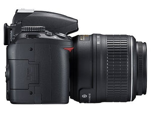 Nikon D3000 10.2MP Digital SLR Camera with 18-55mm f/3.5-5.6G AF-S DX VR Nikkor Zoom Lens - Reconditioned Nikon
