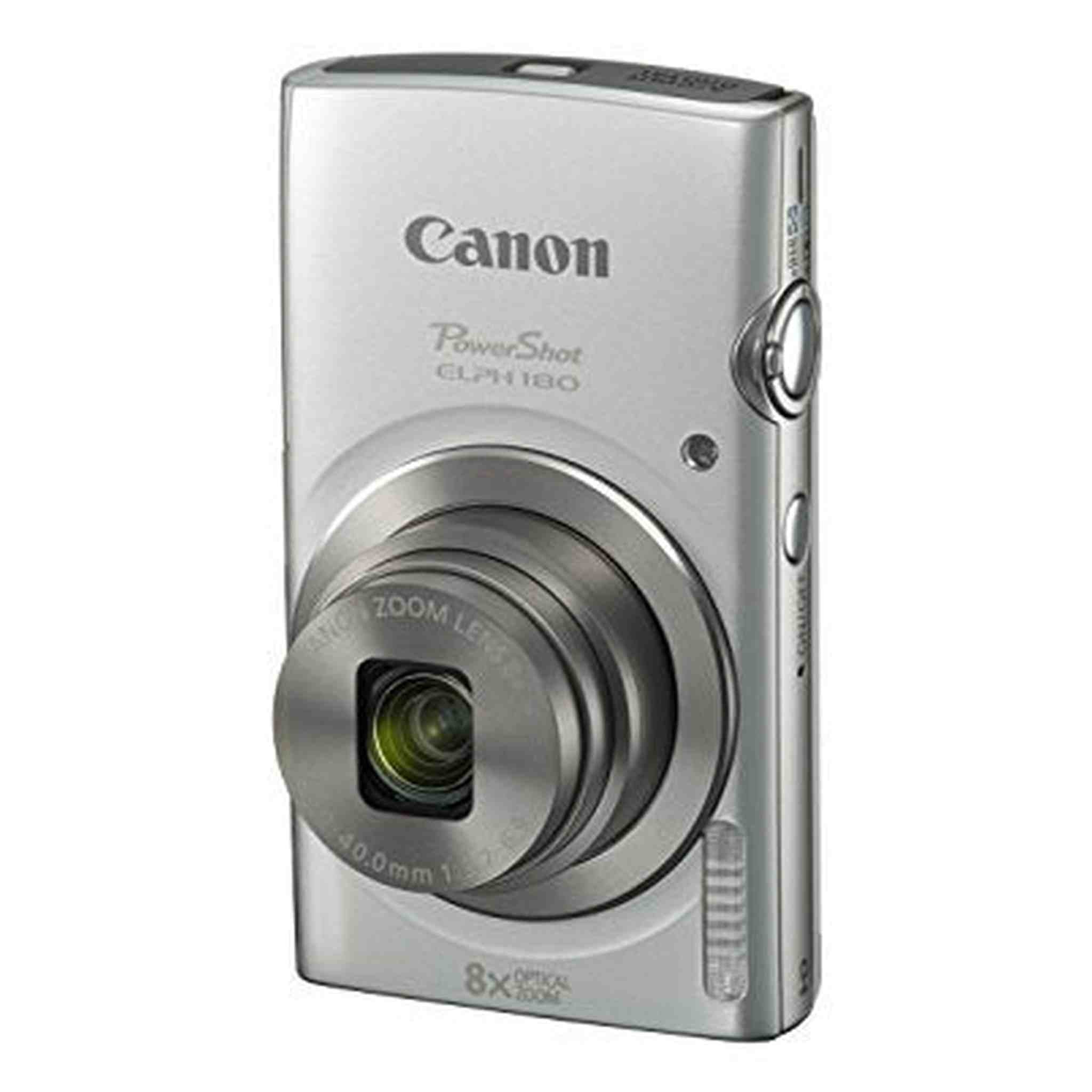 Canon PowerShot ELPH 180 Digital Camera w/Image Stabilization and Smart AUTO Mode Silver