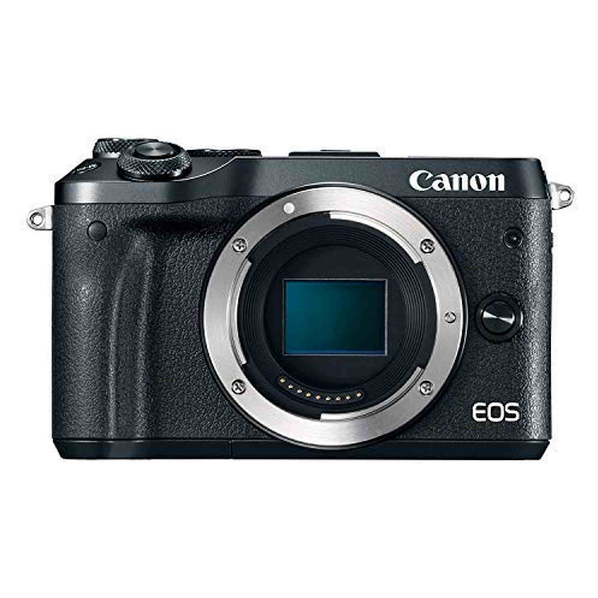 Canon mirrorless Single-Lens Camera EOS M6 Body Black - International Version No Warranty Canon