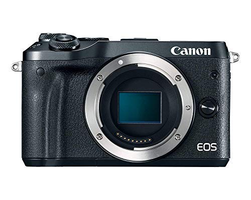 Canon mirrorless Single-Lens Camera EOS M6 Body Black - International Version No Warranty