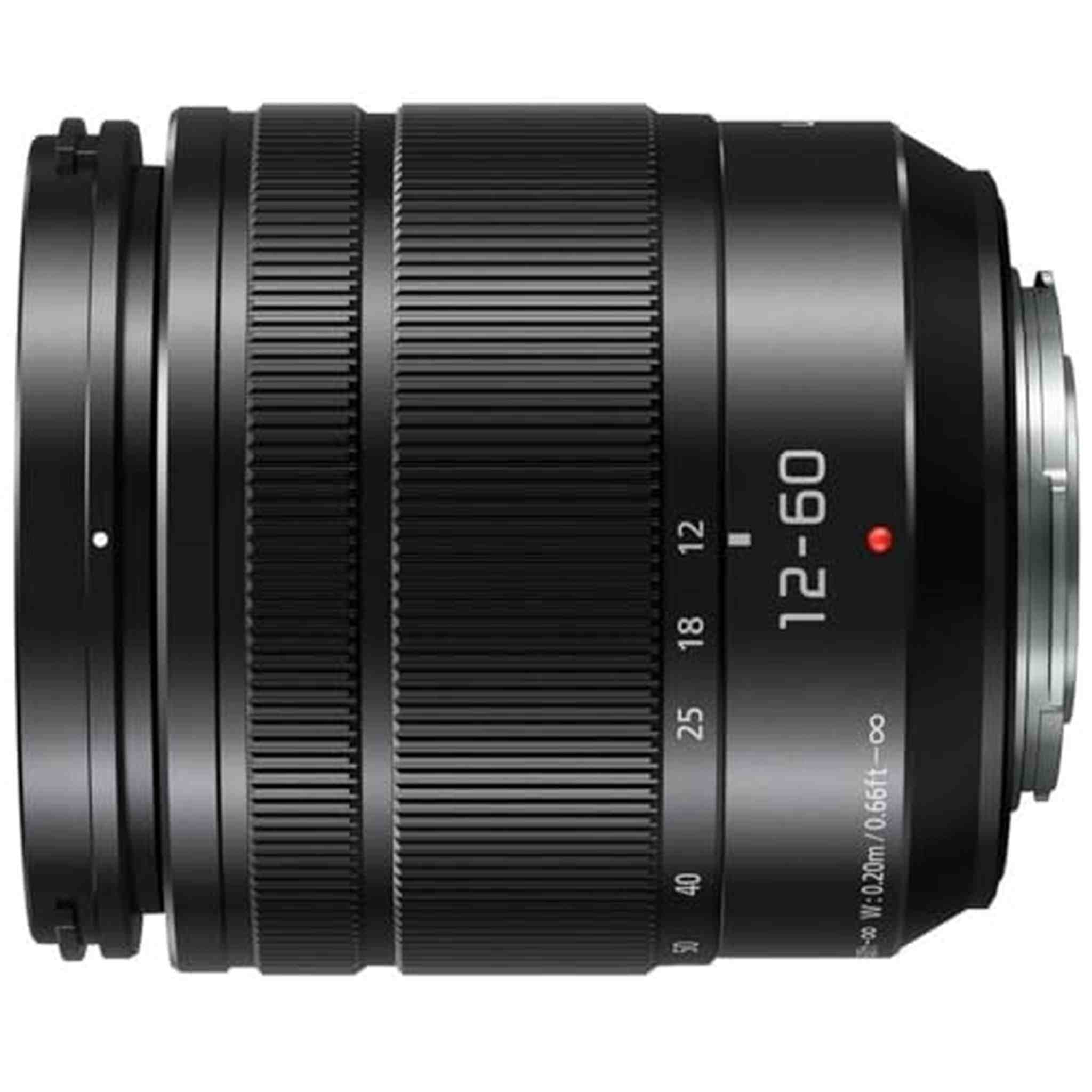 Panasonic Lumix G Vario 12-60mm f/3.5-5.6 ASPH. POWER O.I.S. Lens - Refurbished - Used Panasonic