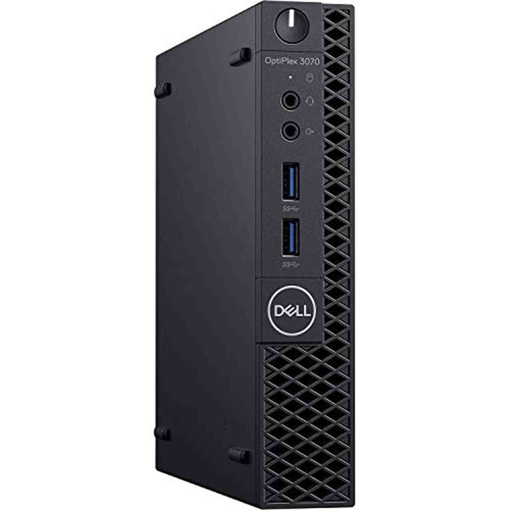 DELL Optiplex 3070 Latest Model Micro PC MFF Core i3-9100T 3.10Ghz Quad Core 8GB DDR4 RAM 256GB PCIe M.2 SSD Windows 10 Professional Renewed - Reconditioned Dell