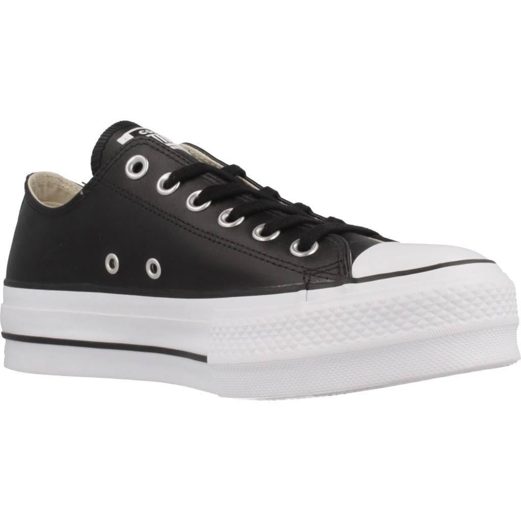 CONVERSE Chuck Taylor All Star Lift Platform LO Women, Sneakers Black Leather
