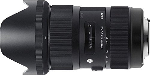 Sigma AF 18-35mm f/1.8 DC HSM Lens for Canon Includes Sandisk 64GB Extreme SD Memory UHS-I Card w/ 90/60MB/s Read/Write Bundle