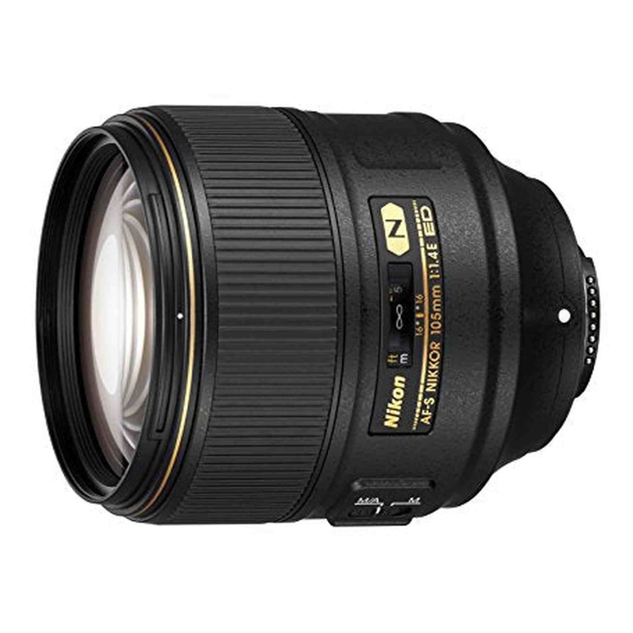Nikon AF-S FX NIKKOR 105mm f/1.4E ED Lens with Auto Focus for Nikon DSLR Cameras - Refurbished - Used Nikon