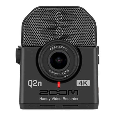 Zoom Q2n-4K Handy Video Recorder, 4K/30P Ultra High Definition Video, Compact Size, Stereo Microphones, Wide Angle Lens, for Recording Music, Video, YouTube Videos, Livestreaming