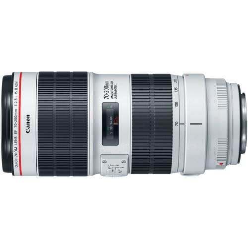 Canon EF 70-200mm f/2.8L is III USM Lens Bundle w/ 64GB Memory Card + Accessories, 3 Piece Filter Kit, and Color Multico