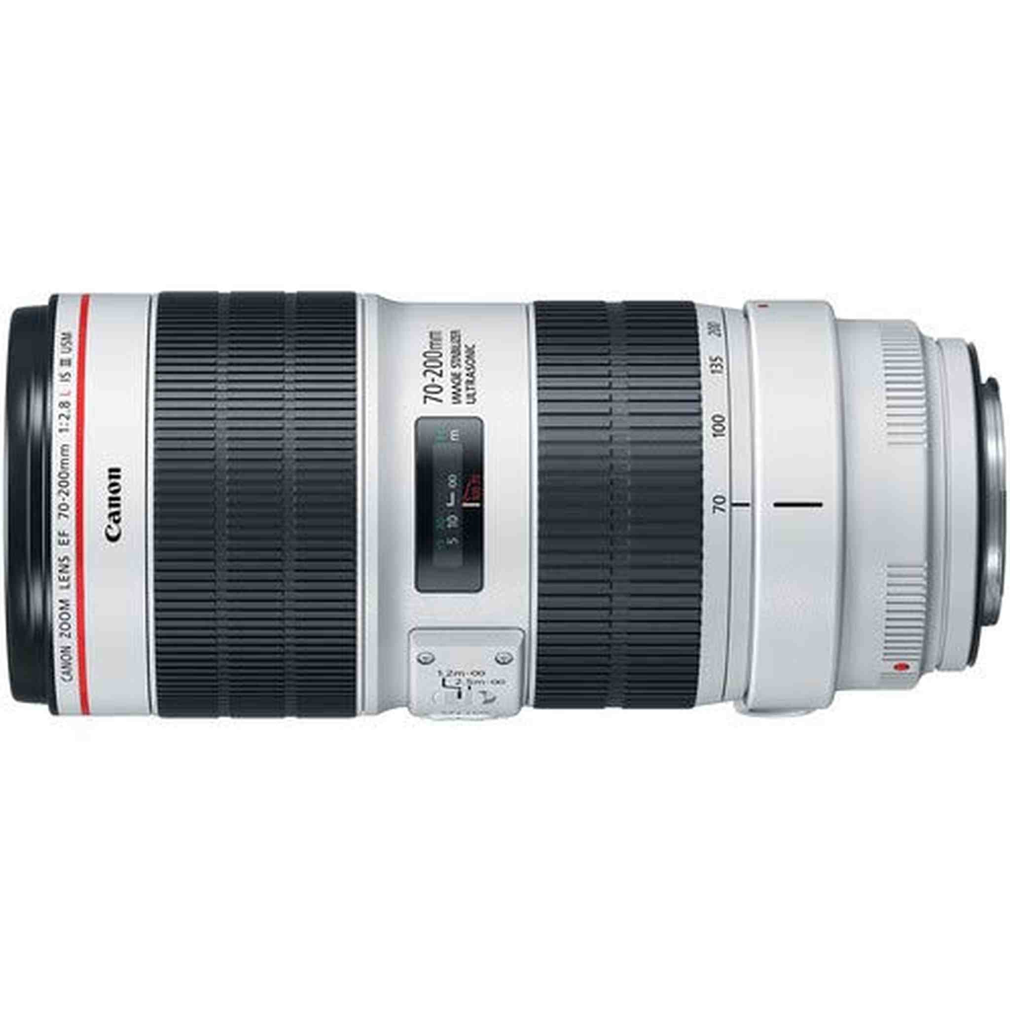 Canon EF 70-200mm f/2.8L is III USM Telephoto Zoom Lens for Canon DSLR - Bundle - International Model