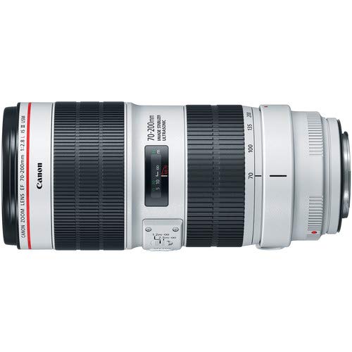 Canon EF 70-200mm f/2.8L is III USM Lens Bundle w/ 64GB Memory Card + Accessories, and 3 Piece Filter Kit International