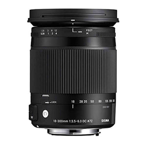 Sigma 18-300mm F3.5-6.3 Contemporary DC Macro OS HSM Lens for Nikon Sigma