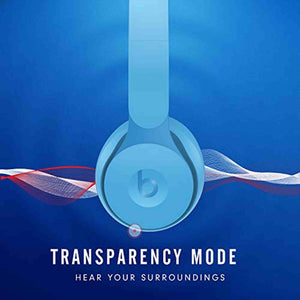 Beats Solo Pro Wireless Noise Cancelling Bluetooth On-Ear Headphones -Light Blue