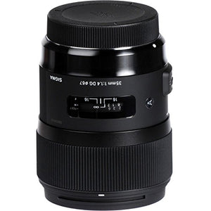 Sigma 35mm f/1.4 DG HSM Art Lens for Nikon F Intl Deluxe Bundle