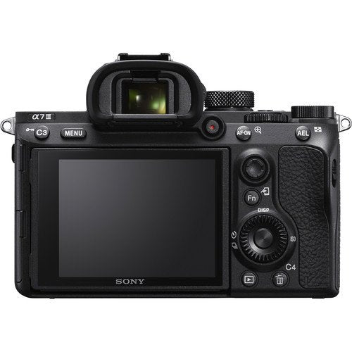 Sony Alpha a7 III Mirrorless Camera with 28-70mm Lens ILCE7M3K/B With Sony FE 85mm Lens, Soft Bag, Additional Battery, 64GB Memory Card, Card Reader