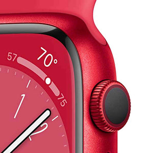 Apple Watch Series 8 GPS 41mm Smart Watch w/ Product RED Aluminum Case with Product RED Sport Band - M/L.