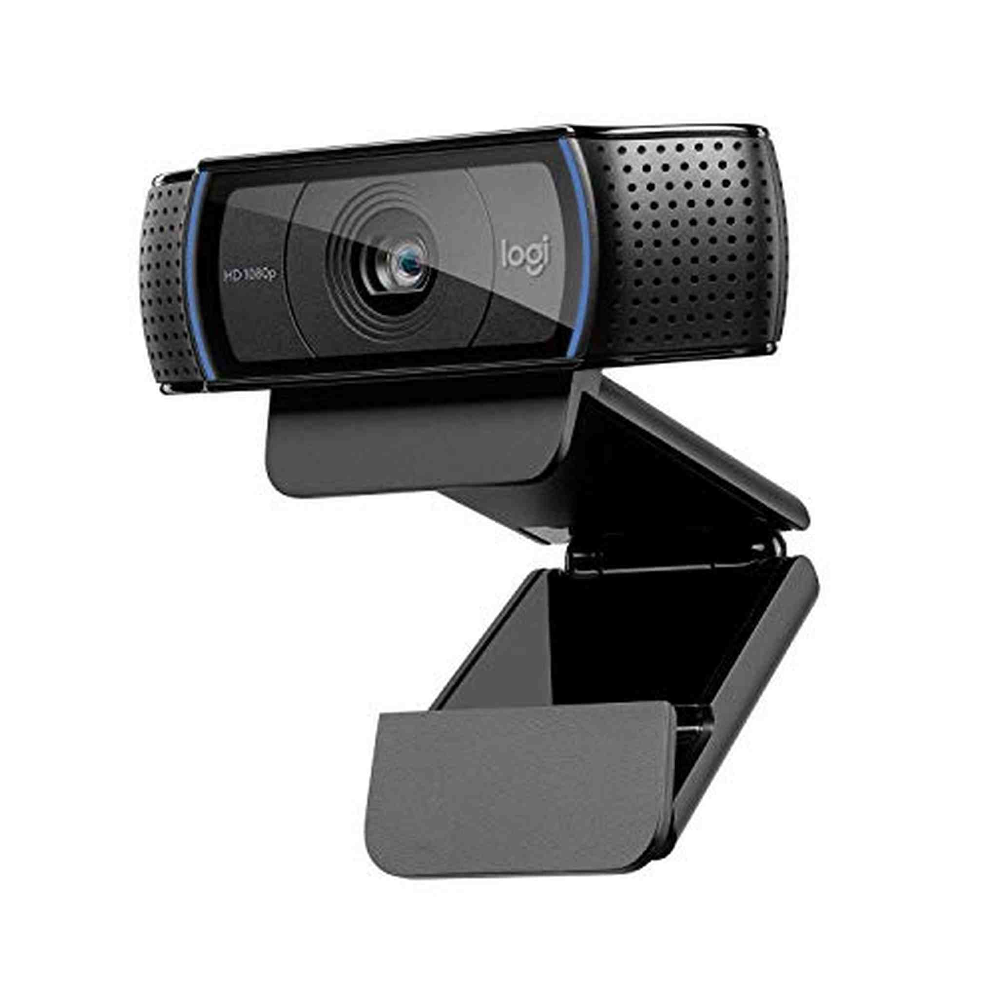 Logitech C920x HD Pro Webcam, Full HD 1080p/30fps Video Calling, Clear Stereo Audio, HD Light Correction, Works with Skype, Zoom, FaceTime, Hangouts, PC/Mac/Laptop/Macbook/Tablet - Black Logitech