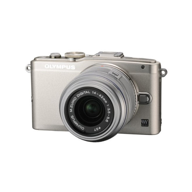 Olympus Mirrorless SLR E-PL6 with M Zuiko Digital 14-42mm Lens (Silver) - International Version