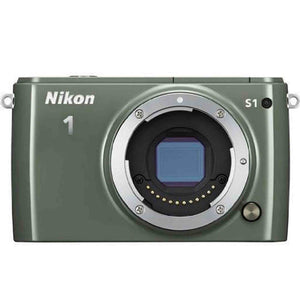 Nikon 1 S1 10.1 MP HD Digital Camera Green Body only