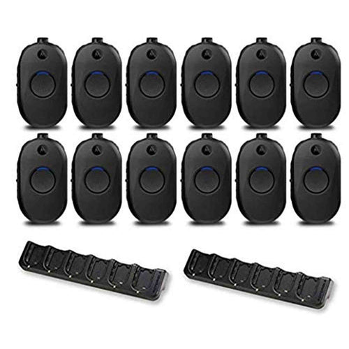 Motorola CLP1010e UHF 1 Channel 1 Watt Two-Way Radio 12-Pack with 2-Bank Chargers Motorola Solutions