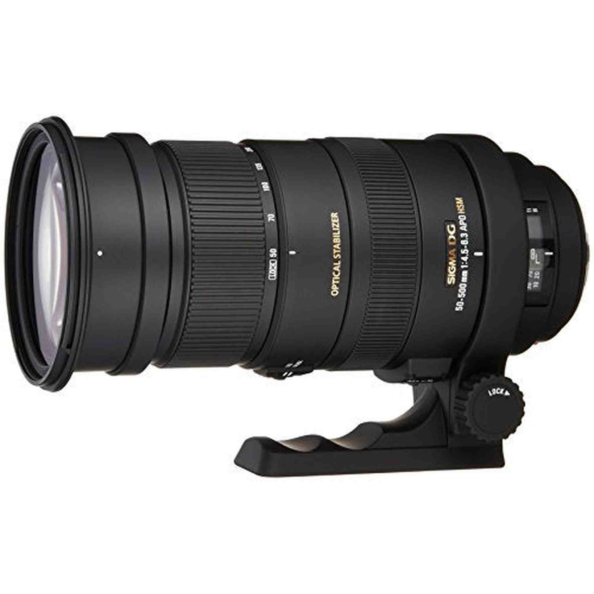 Sigma 50-500mm f/4.5-6.3 APO DG OS HSM SLD Ultra Telephoto Zoom Lens for Sony Digital DSLR Camera Sigma