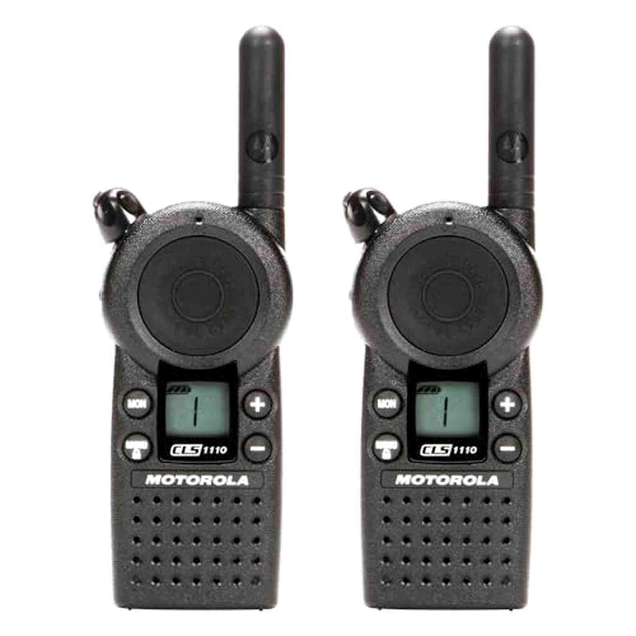 2 Pack of Motorola CLS1110 Two Way Radio Walkie Talkies UHF Motorola