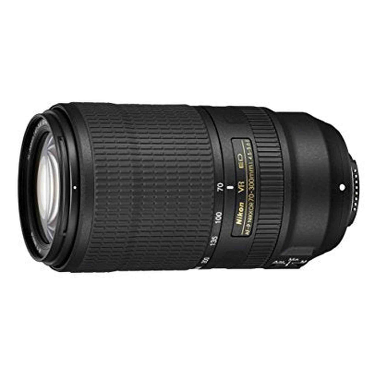 Nikon AF-P NIKKOR 70-300mm f/4.5-5.6E ED VR Lens, Black Renewed - Reconditioned