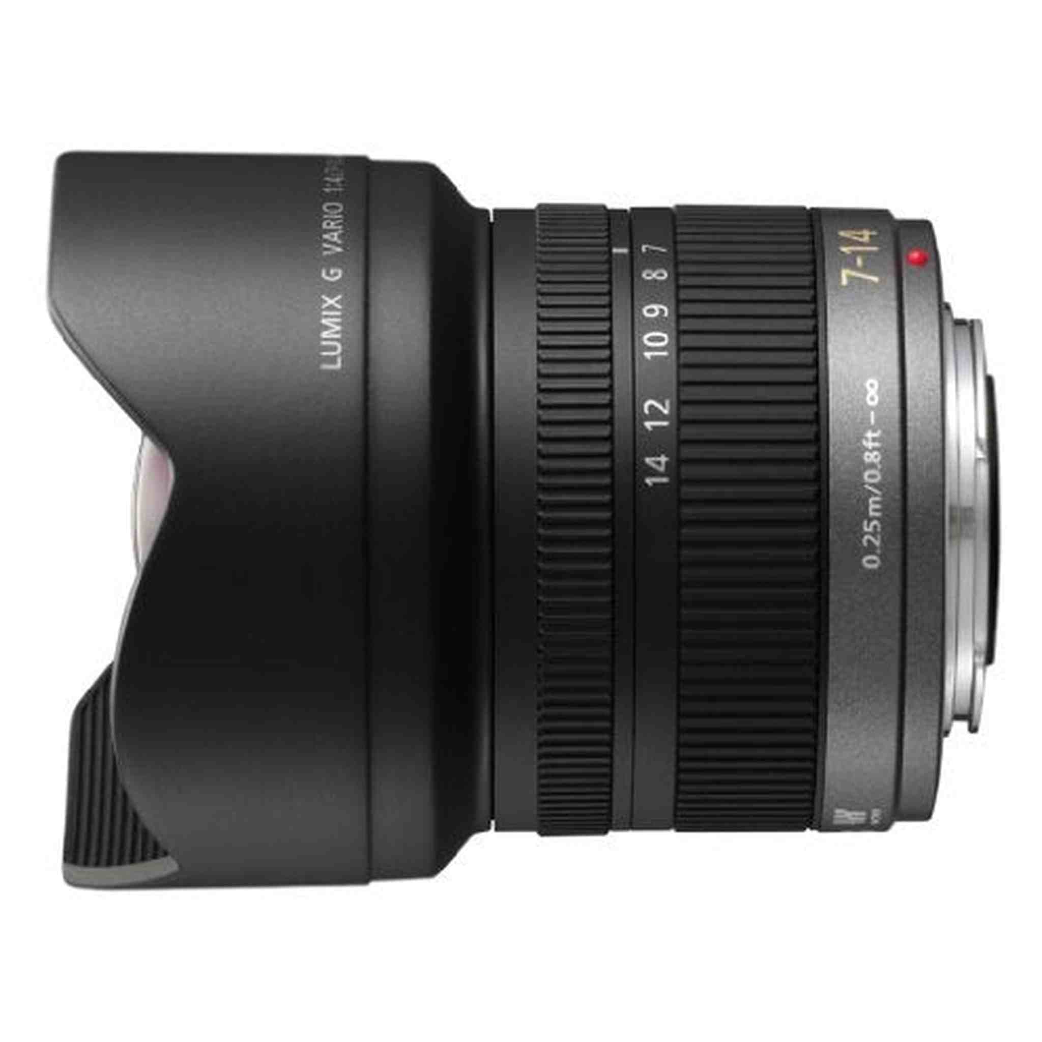 Panasonic H-F007014E LUMIX G VARIO 7-14mm F4.0 ASPH. Lens - International Version No Warranty