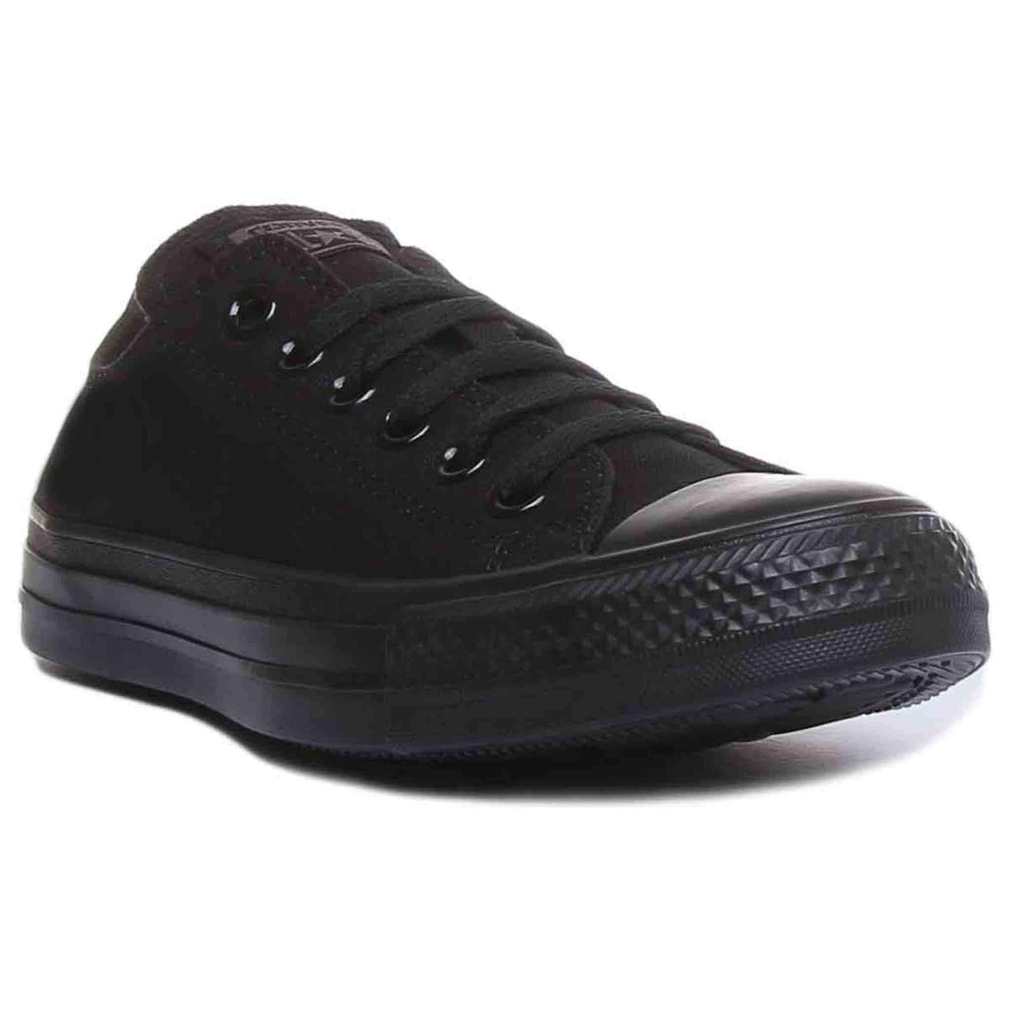 Converse Unisex Chuck Taylor Classic Colors Sneaker ,Black Monochrome, Men's 9 / Women's 11 Medium