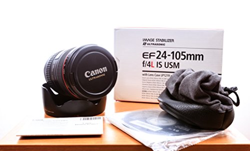 Canon EF 24-105mm f/4 L IS USM Lens for Canon EOS SLR Cameras - White Box Bulk Packaging