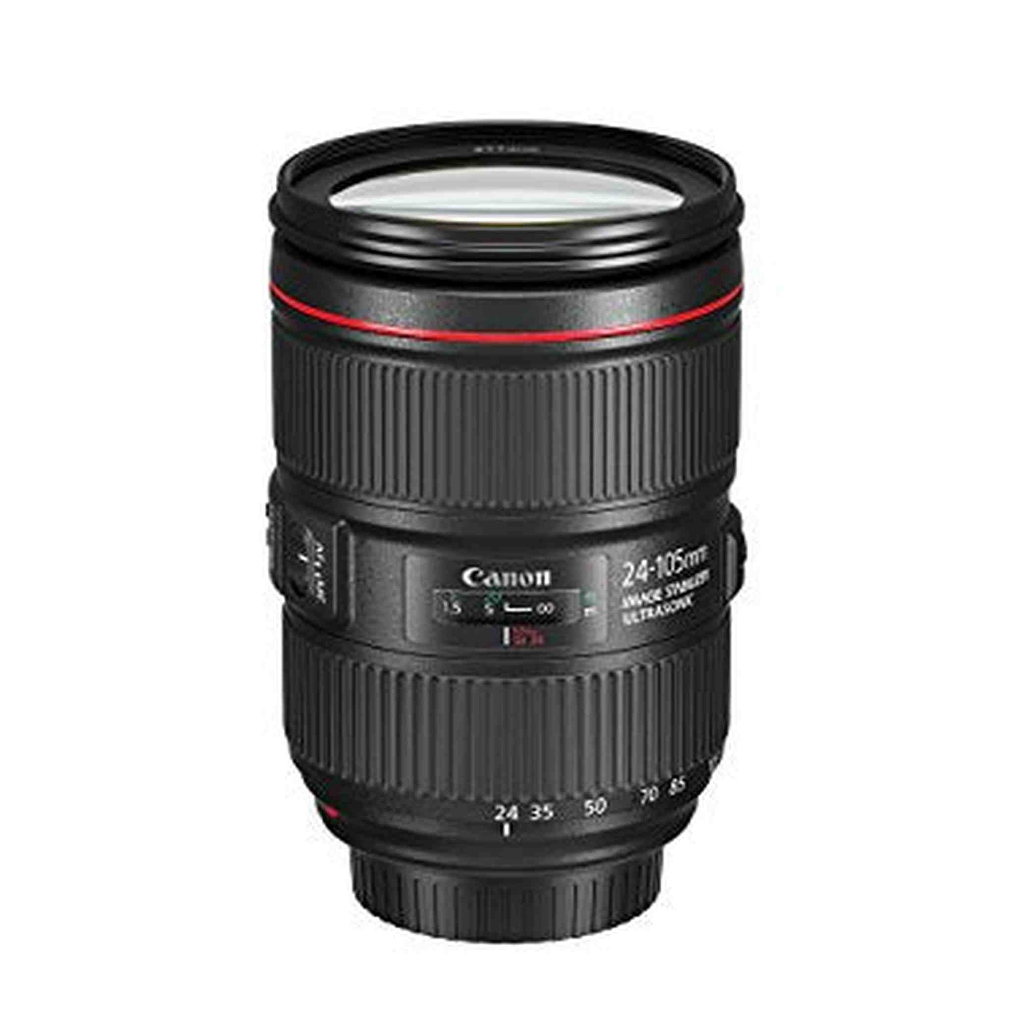 Canon 1380C002-cr EF 24-105mm f/4L is II USM Lens Renewed , Black - Reconditioned Canon