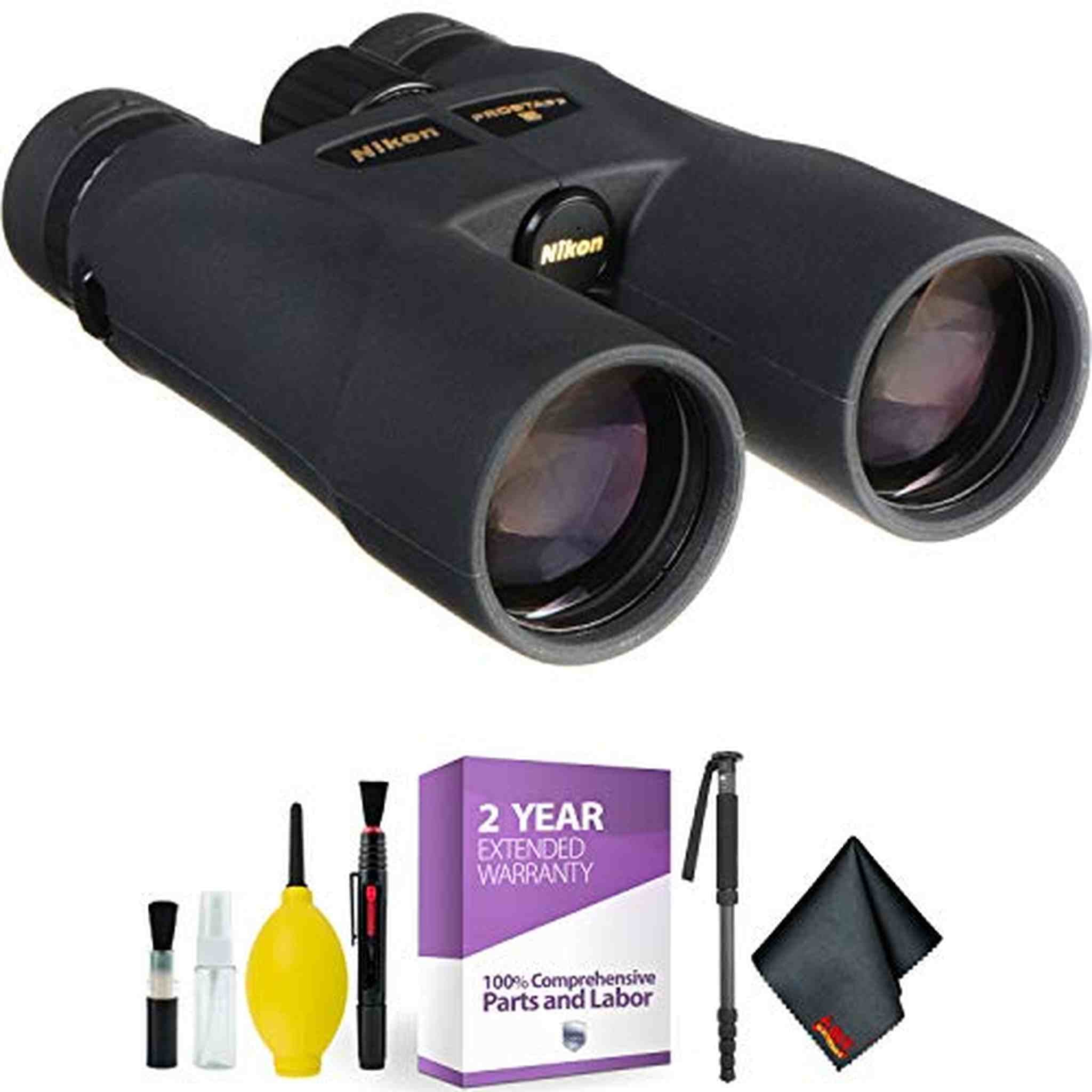 Nikon 10x50 ProStaff 5 Binocular Black + Cleaning Kit + 2 Year Extended Warranty