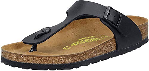 Birkenstock Women's GIzeh Thong Sandal, Black Patent, 38 M EU/7-7.5 B M US