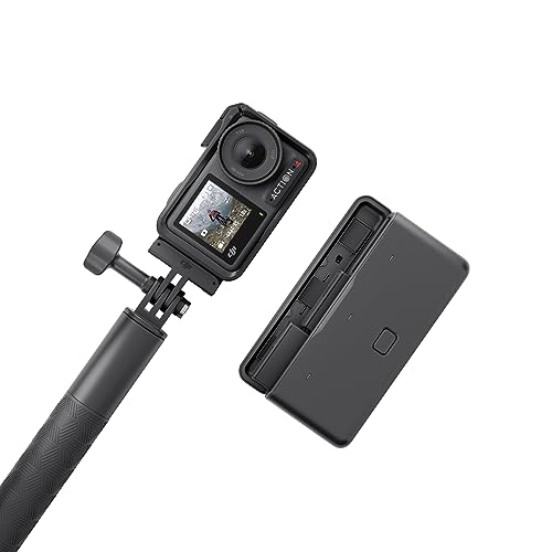 DJI Osmo Action 4 Adventure Combo, 4K/120fps Waterproof Action Camera with a 1/1.3-Inch Sensor, 10-bit & D-Log M Color Performance, Up to 7.5 h with 3 Batteries, Outdoor Camera for Travel, Biking