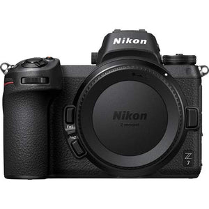 Nikon Z7 Mirrorless FX-Format Digital Camera Body Only - Bundle 2X 64GB Memory Card + EN-EL15 Li-on Battery + External