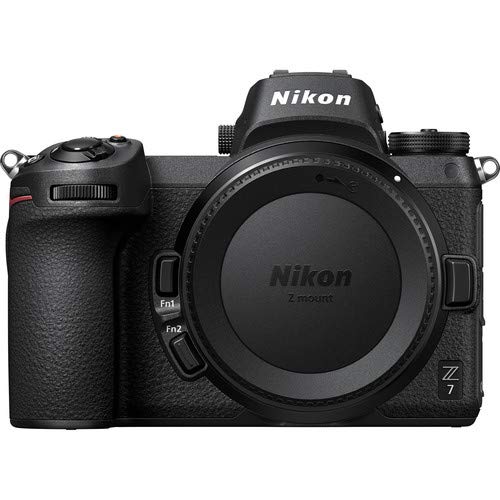 Nikon Z7 Mirrorless FX-Format Digital Camera (Body Only) - Bundle 2X 64GB Memory Card + EN-EL15 Li-on Battery + External