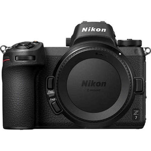 Nikon Z7 Mirrorless FX-Format Digital Camera Body Only - Bundle 2X 64GB Memory Card + EN-EL15 Li-on Battery + External
