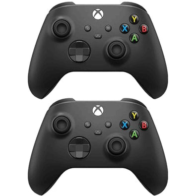 Microsoft Xbox Core Wireless Controller 2-Pack Bundle, Carbon Black